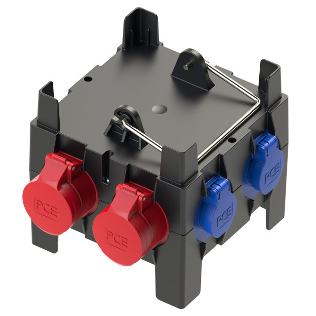 Quadro Distribuição com 2 Tomadas 5Px16A e 4xSchuko IP 44