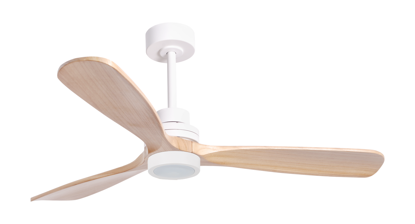 Ventilador LED Poniente 18W 2190LM & CCT ajustável (Branco/Preto)