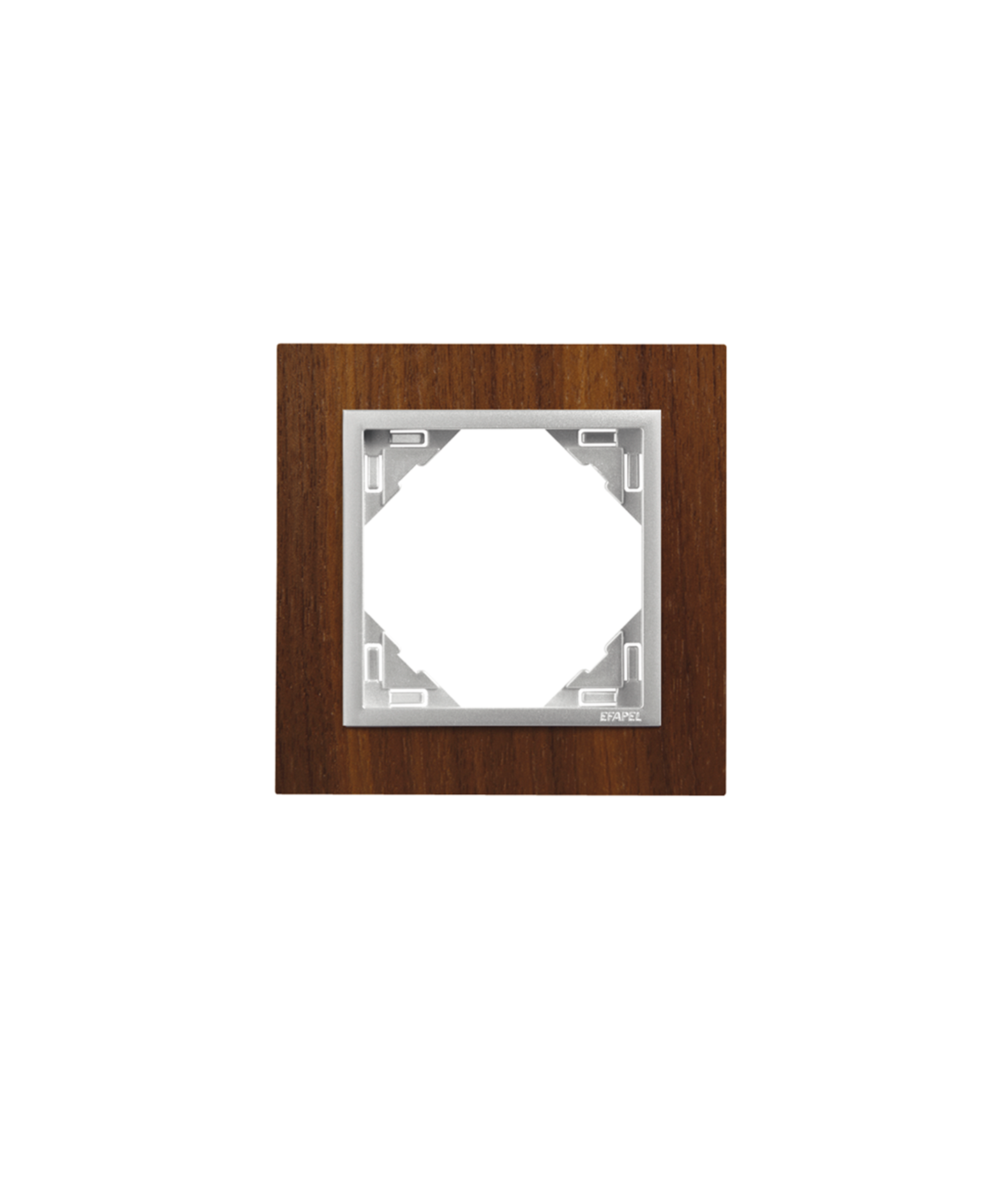 Espelho Simples Nogueira/Alumina