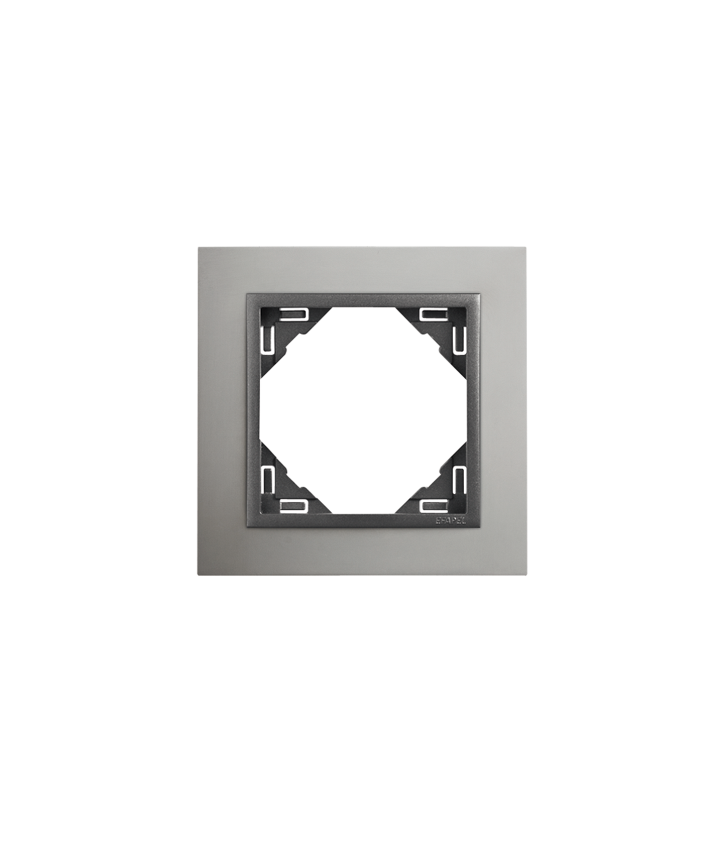 Espelho Simples Alumínio/Gris