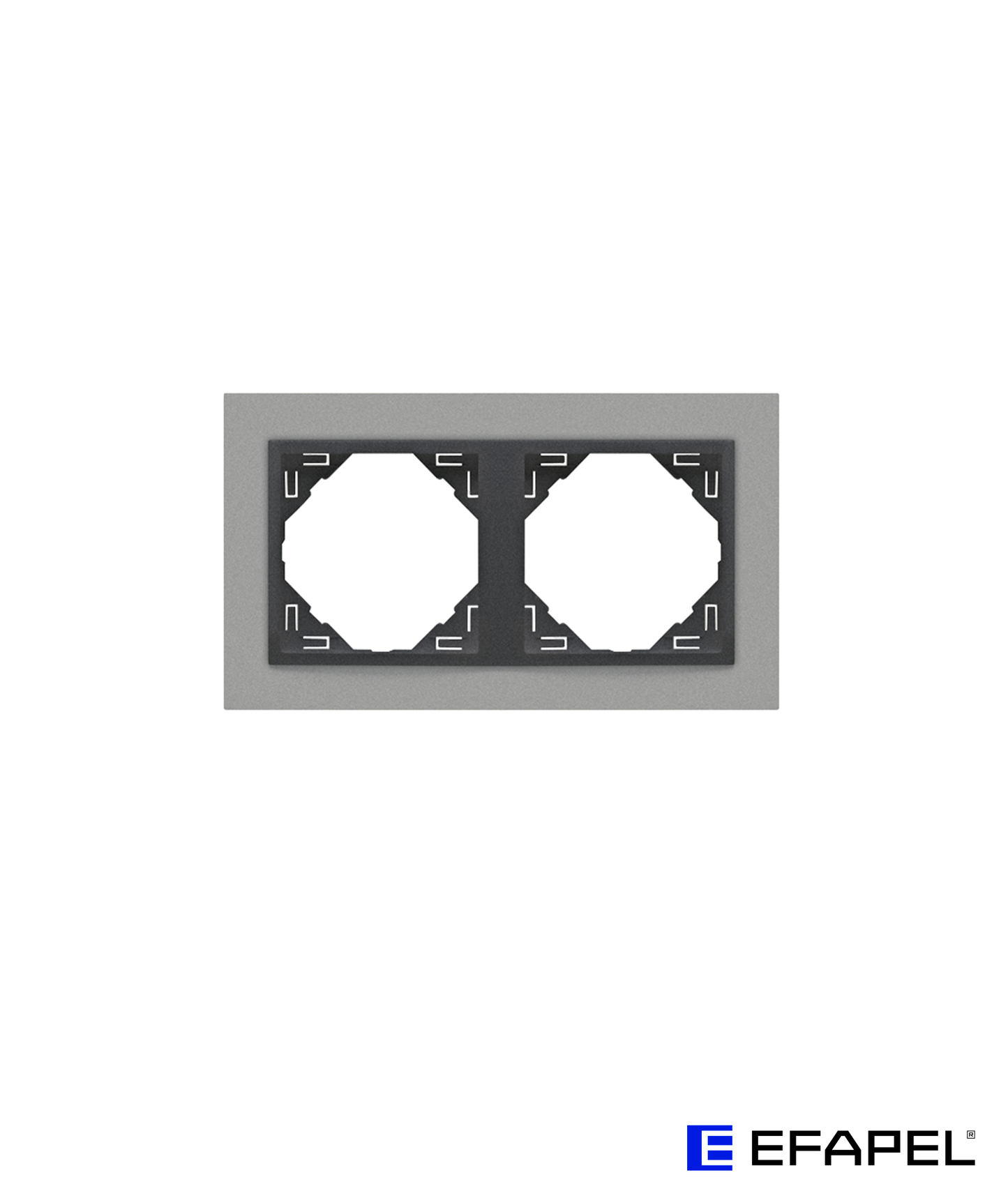 Espelho Duplo Alumina/Gris