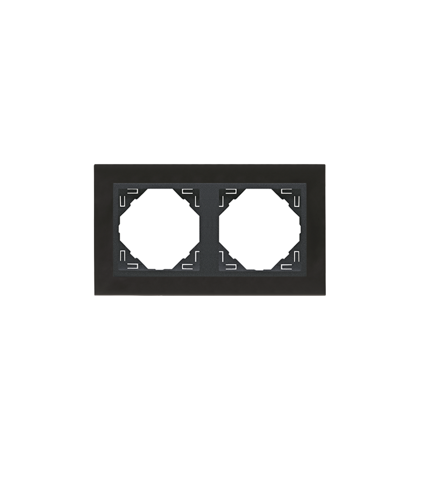 Espelho Duplo Níquel/Gris