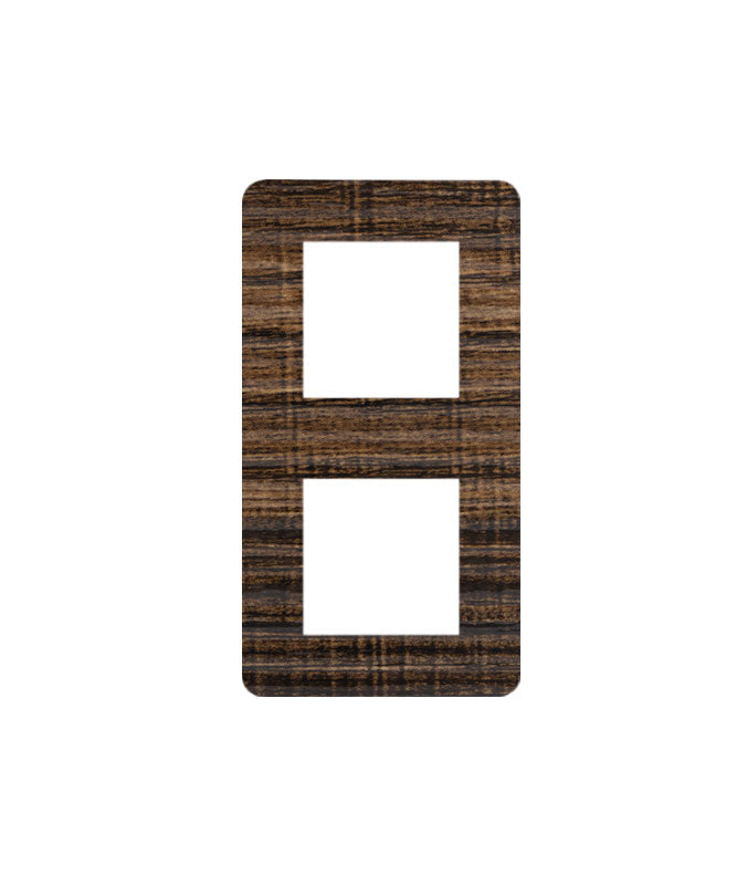 Espelho Duplo Wengue Latina (horizontal/vertical)
