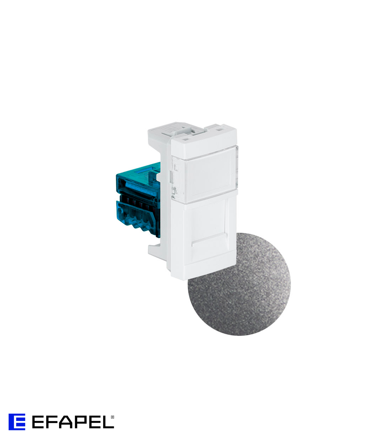 Módulo com Conetor RJ45 Categoria 6A UTP (500MHz) 1 Módulo