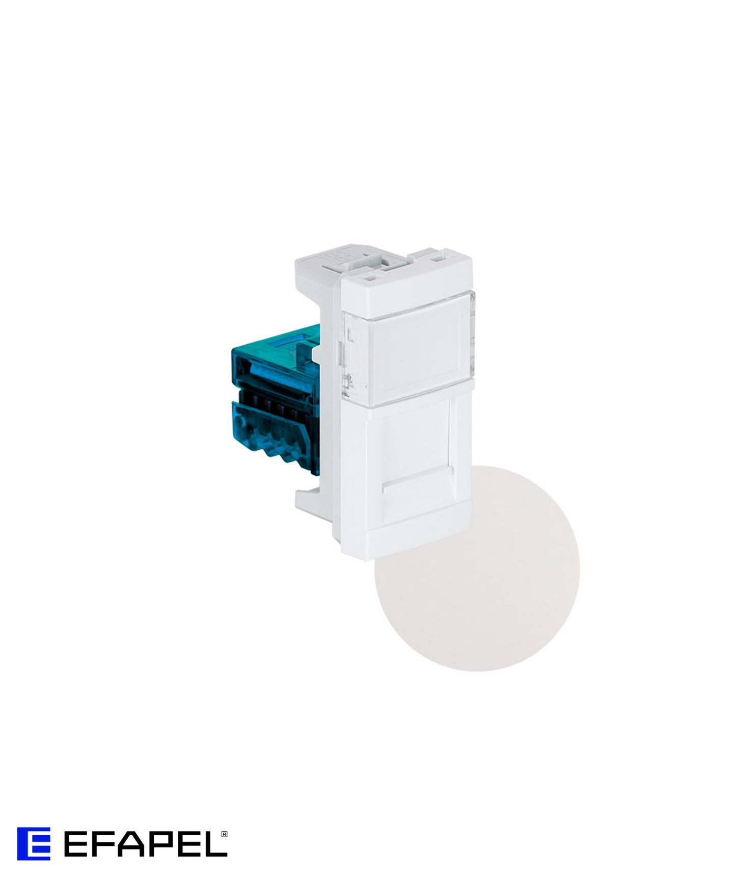 Módulo com Conetor RJ45 Categoria 6A UTP (500MHz) 1 Módulo