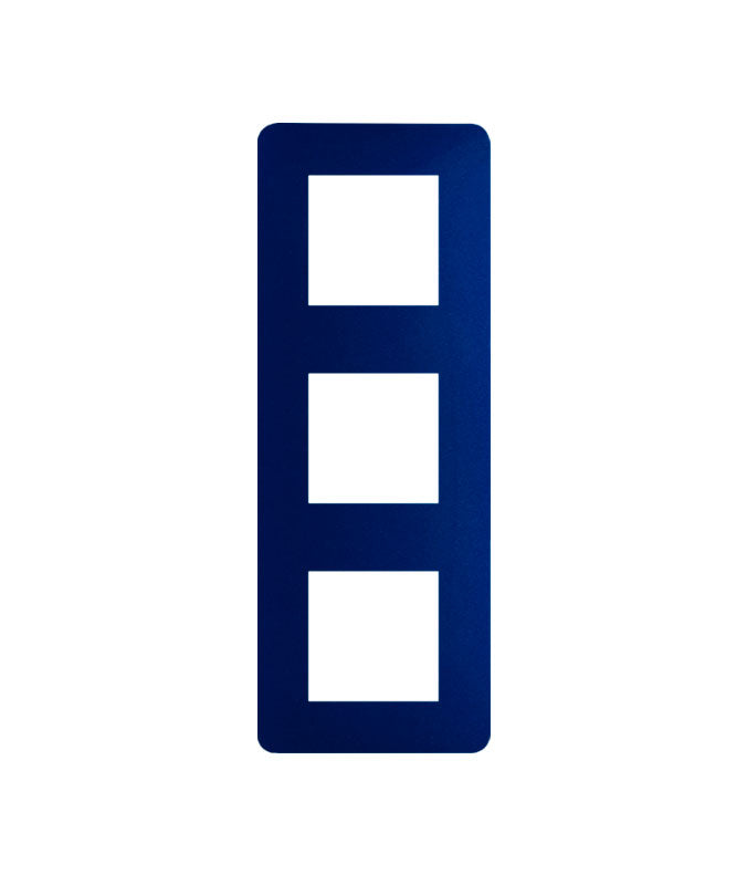 Espelho Triplo Azul Latina (horizontal/vertical)