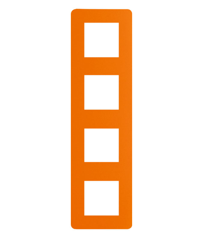 Espelho Quádruplo Laranja Latina (horizontal/vertical)