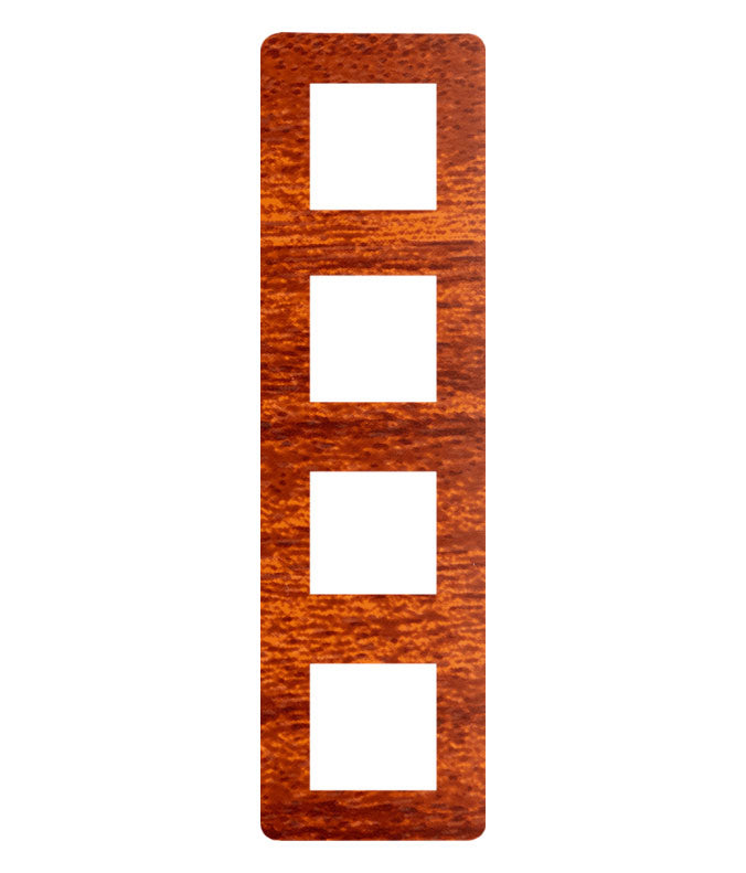 Espelho Quádruplo Mogno Latina (horizontal/vertical)
