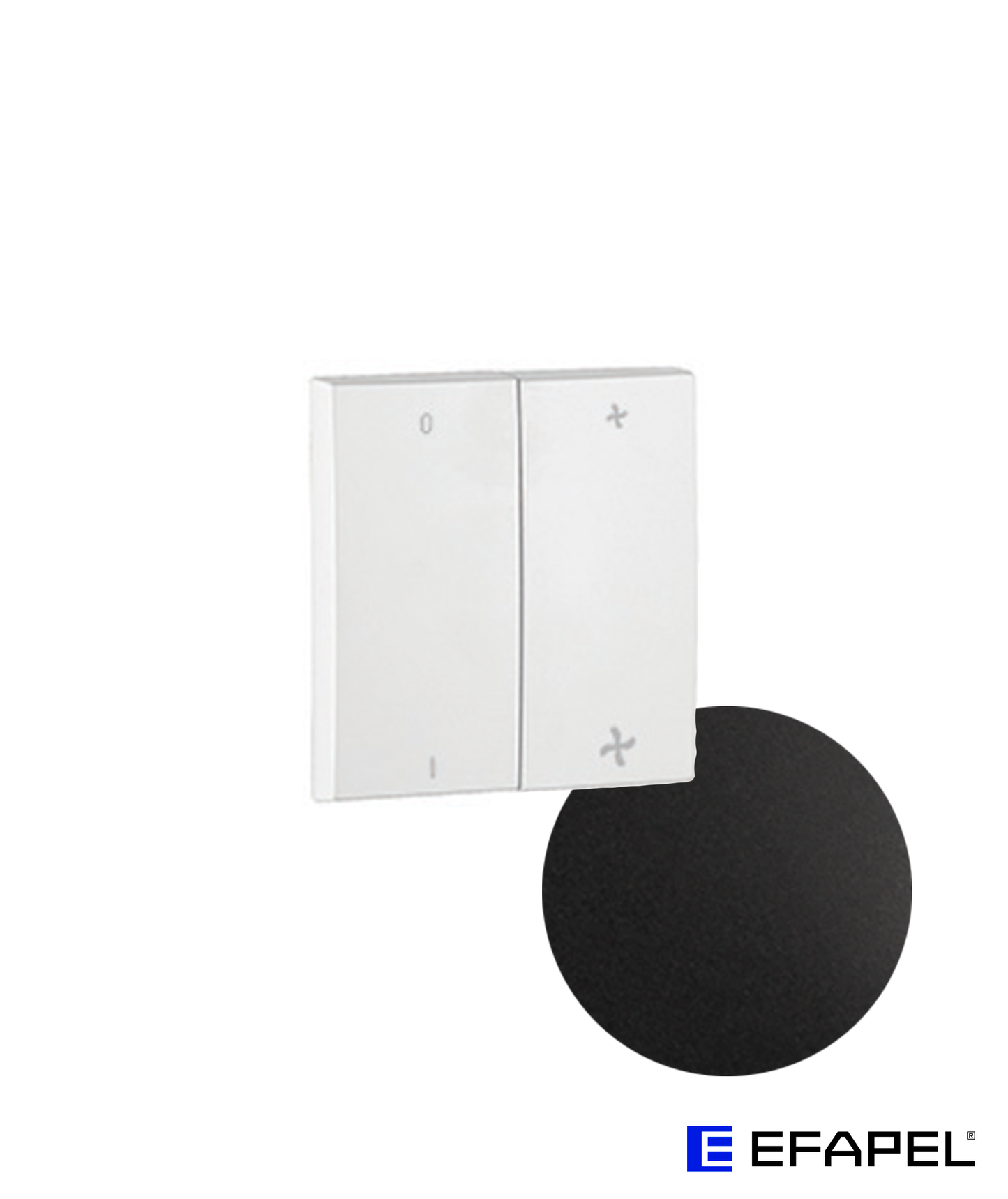 Tecla Dupla para Comutador de Ventoinha