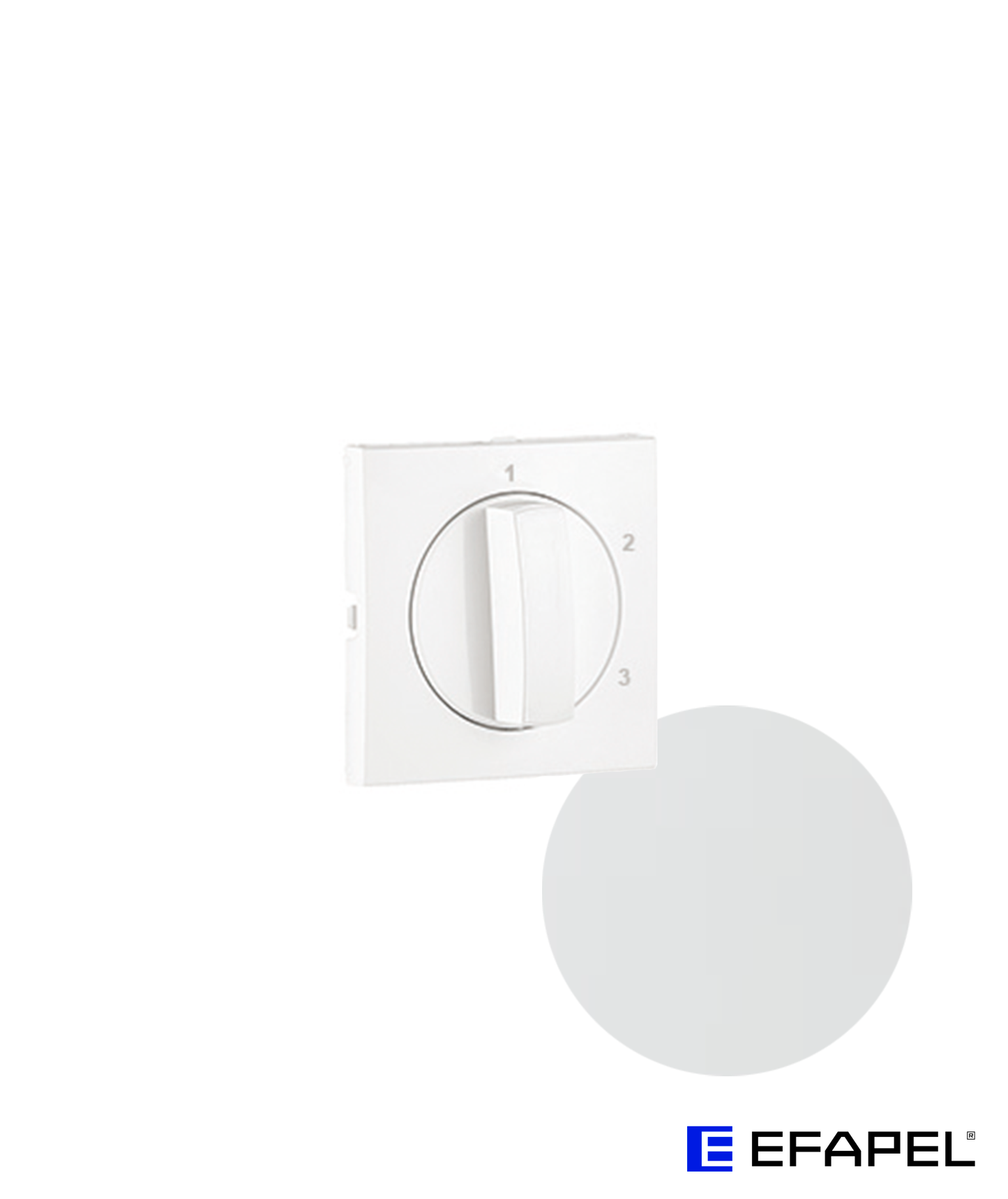 Centro para Interruptor Rotativo de 3 Posições