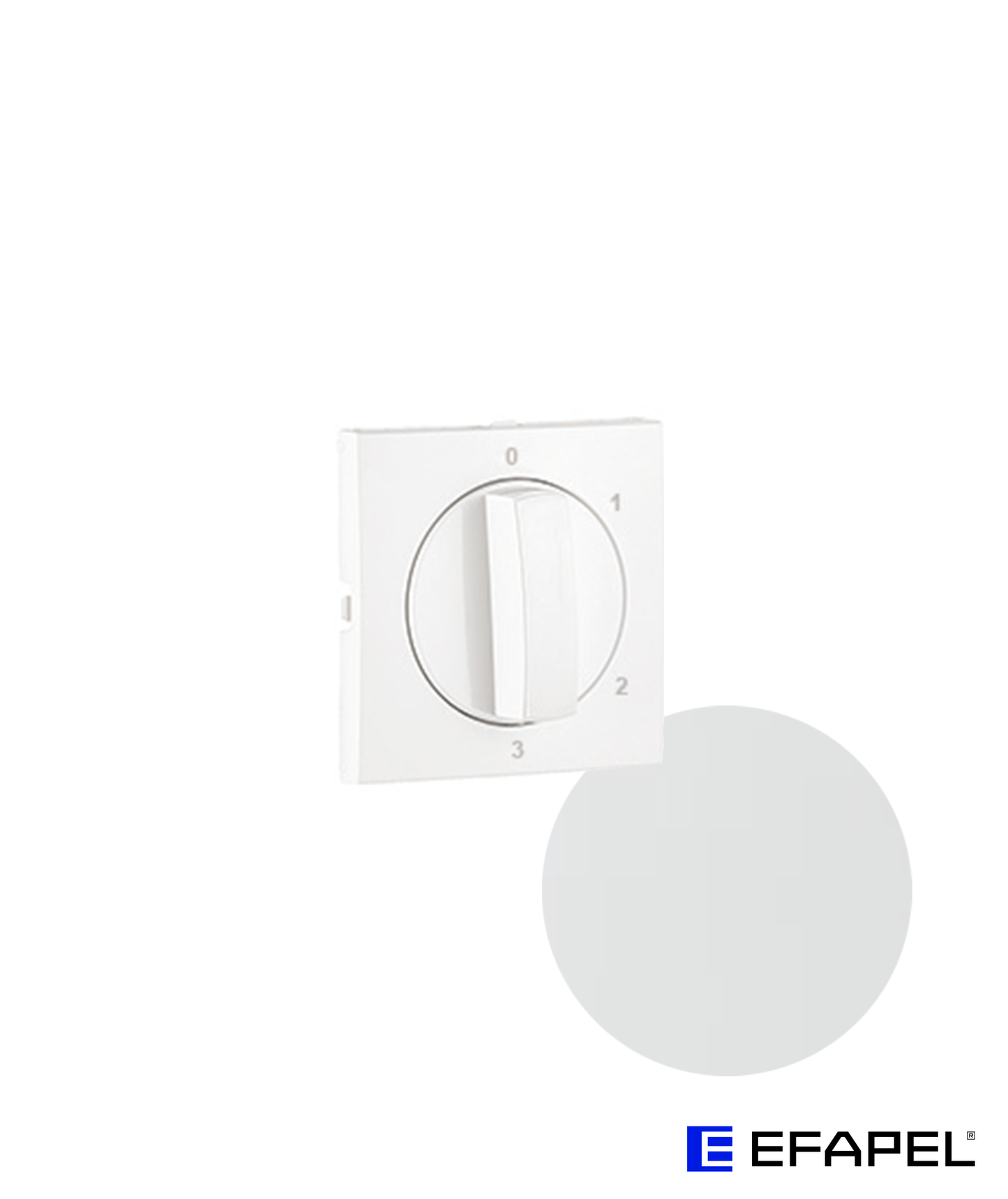 Centro para Interruptor Rotativo de 4 Posições