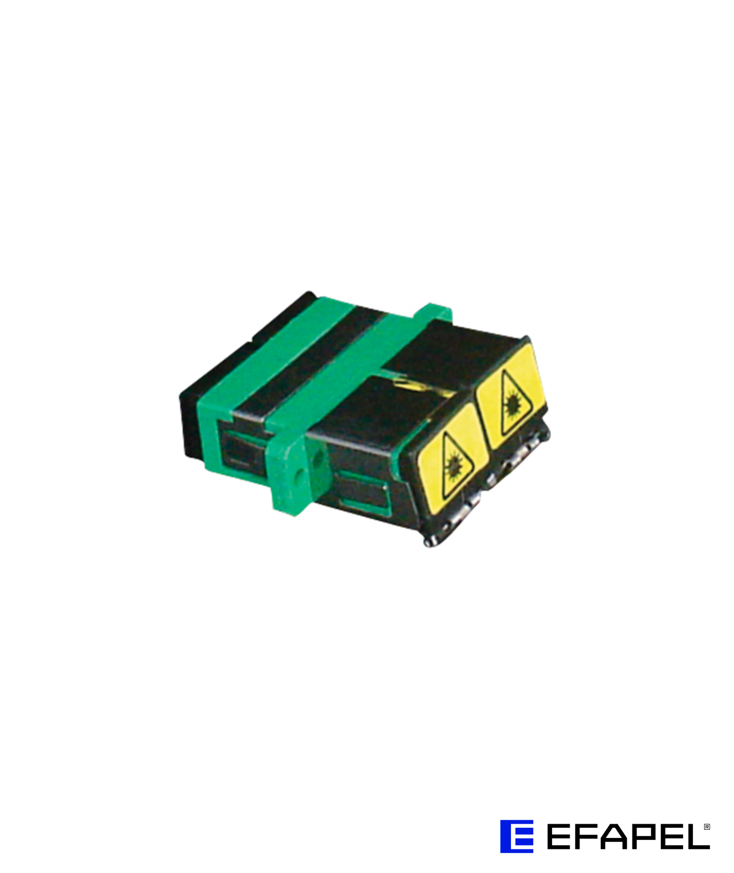 Acoplador para Conetores de Fibra Ótica SC APC Duplex