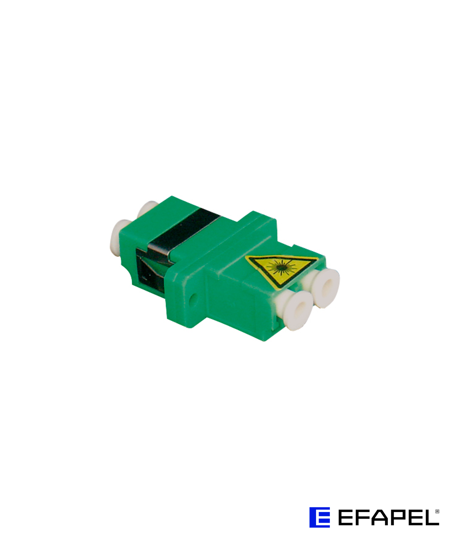 Acoplador para Conetores de Fibra Ótica LC Duplex