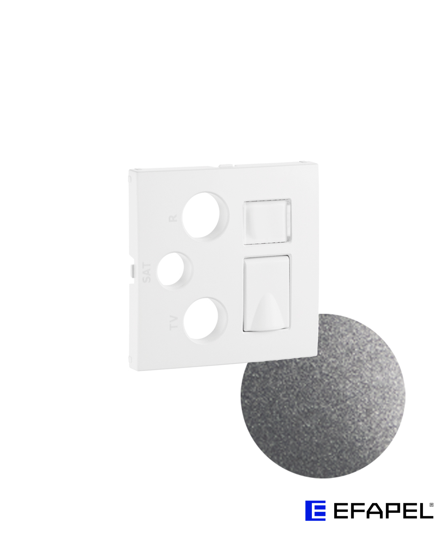 Centro para Tomadas Mistas R-TV-SAT-RJ45 / R-TV-SAT-RJ45-FO