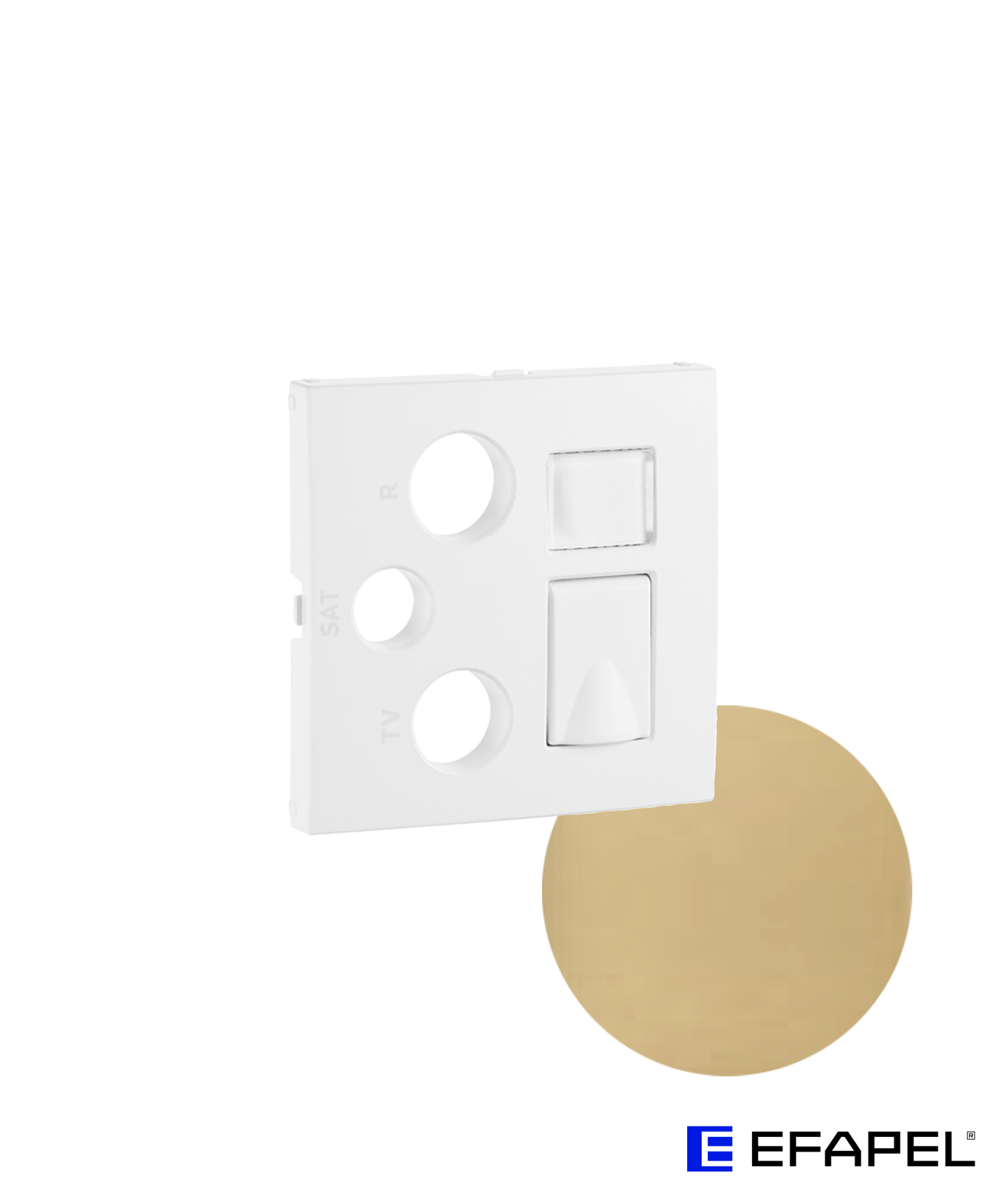 Centro para Tomadas Mistas R-TV-SAT-RJ45 / R-TV-SAT-RJ45-FO
