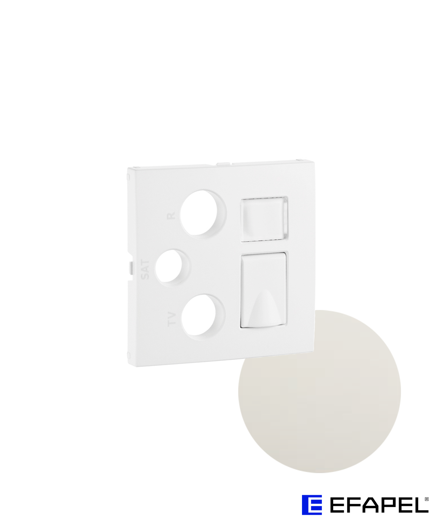 Centro para Tomadas Mistas R-TV-SAT-RJ45 / R-TV-SAT-RJ45-FO