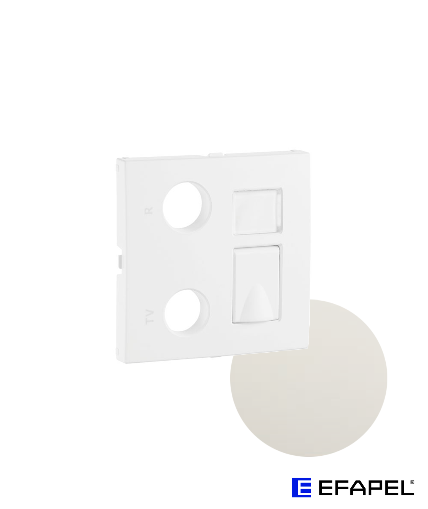 Centro para Tomadas Mistas R-TV-RJ45/R-TV-RJ45-FO