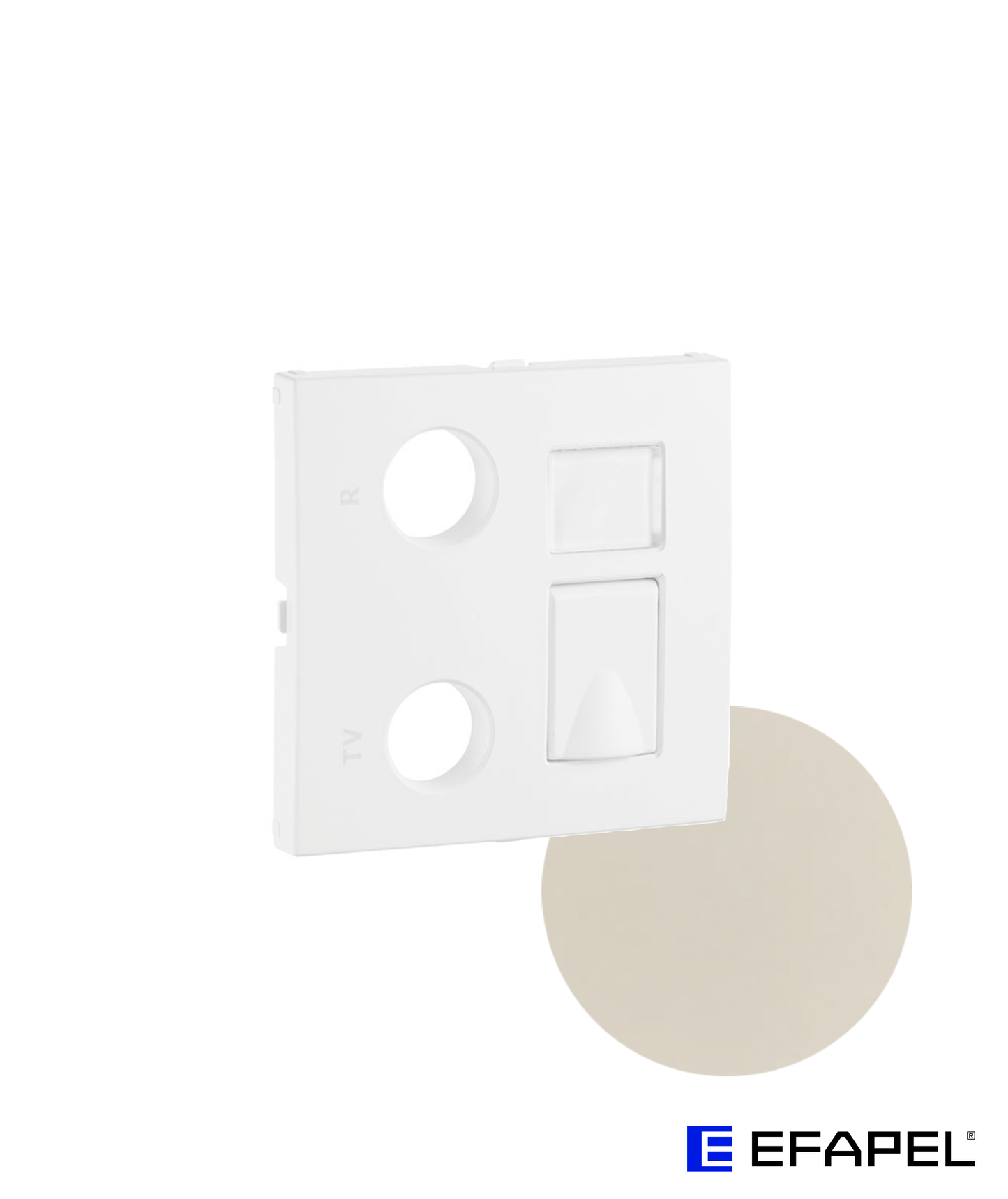 Centro para Tomadas Mistas R-TV-RJ45/R-TV-RJ45-FO