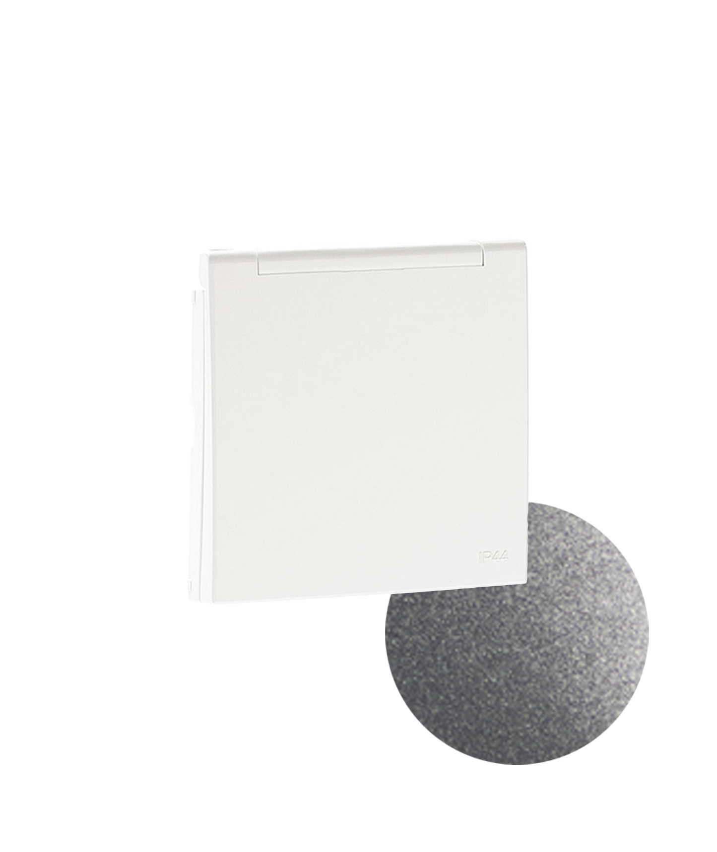 Centro Schuko com Tampa e Obturador (IP44)