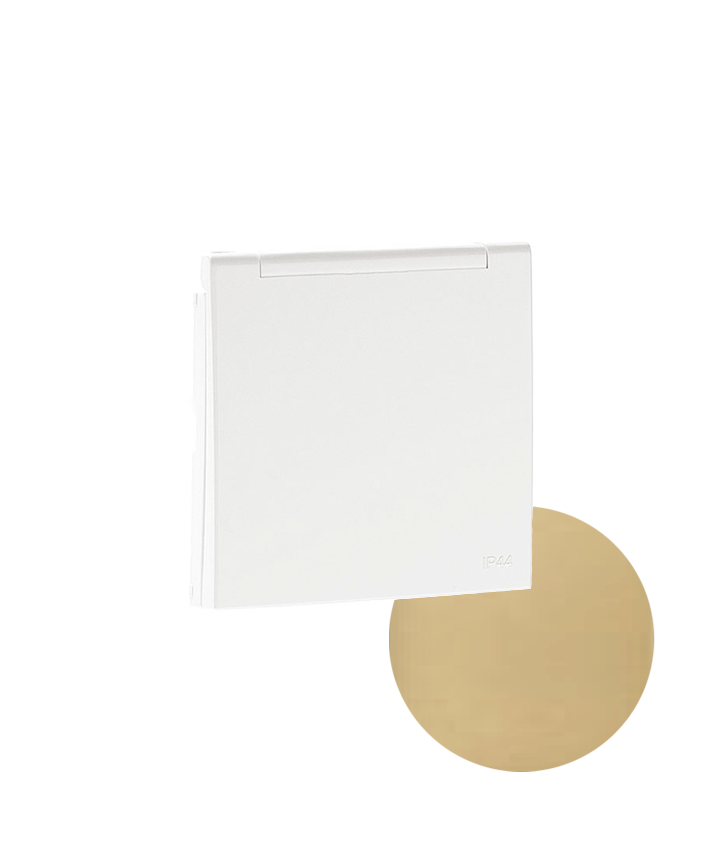 Centro Schuko com Tampa e Obturador (IP44)