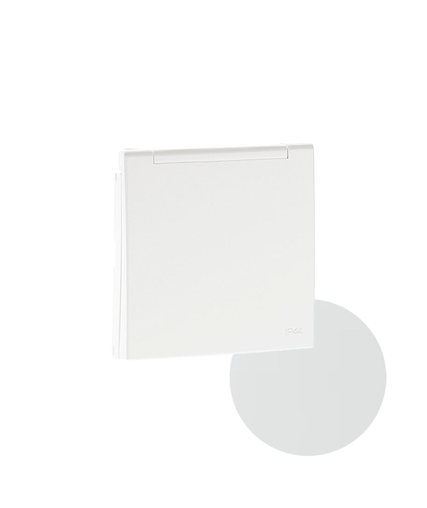 Centro Schuko com Tampa e Obturador (IP44)