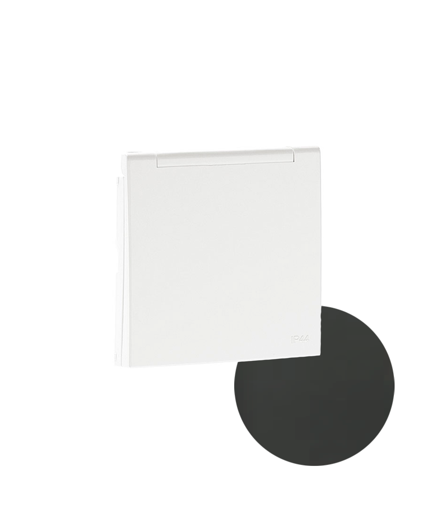 Centro Schuko com Tampa e Obturador (IP44)