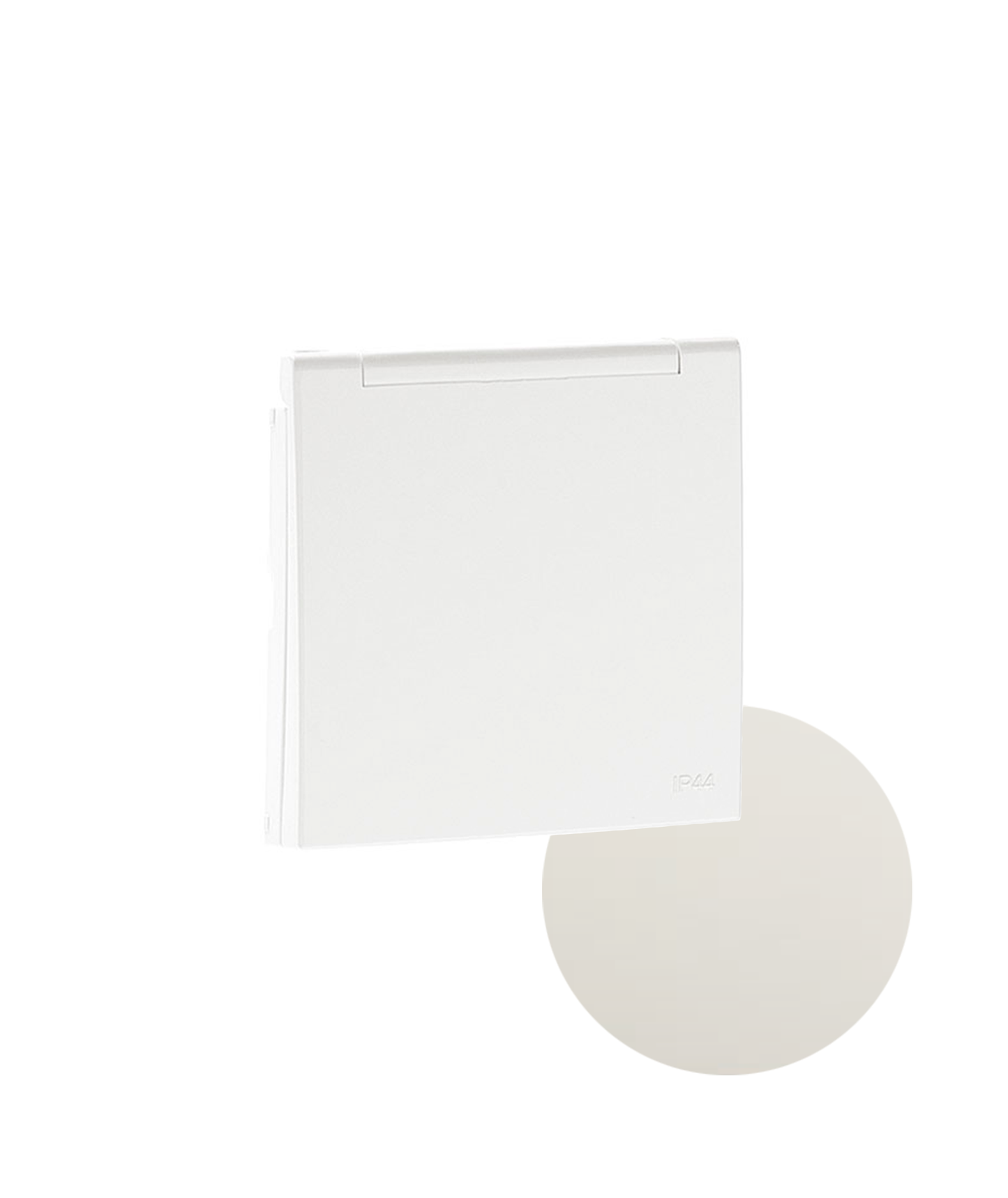 Centro Schuko com Tampa e Obturador (IP44)