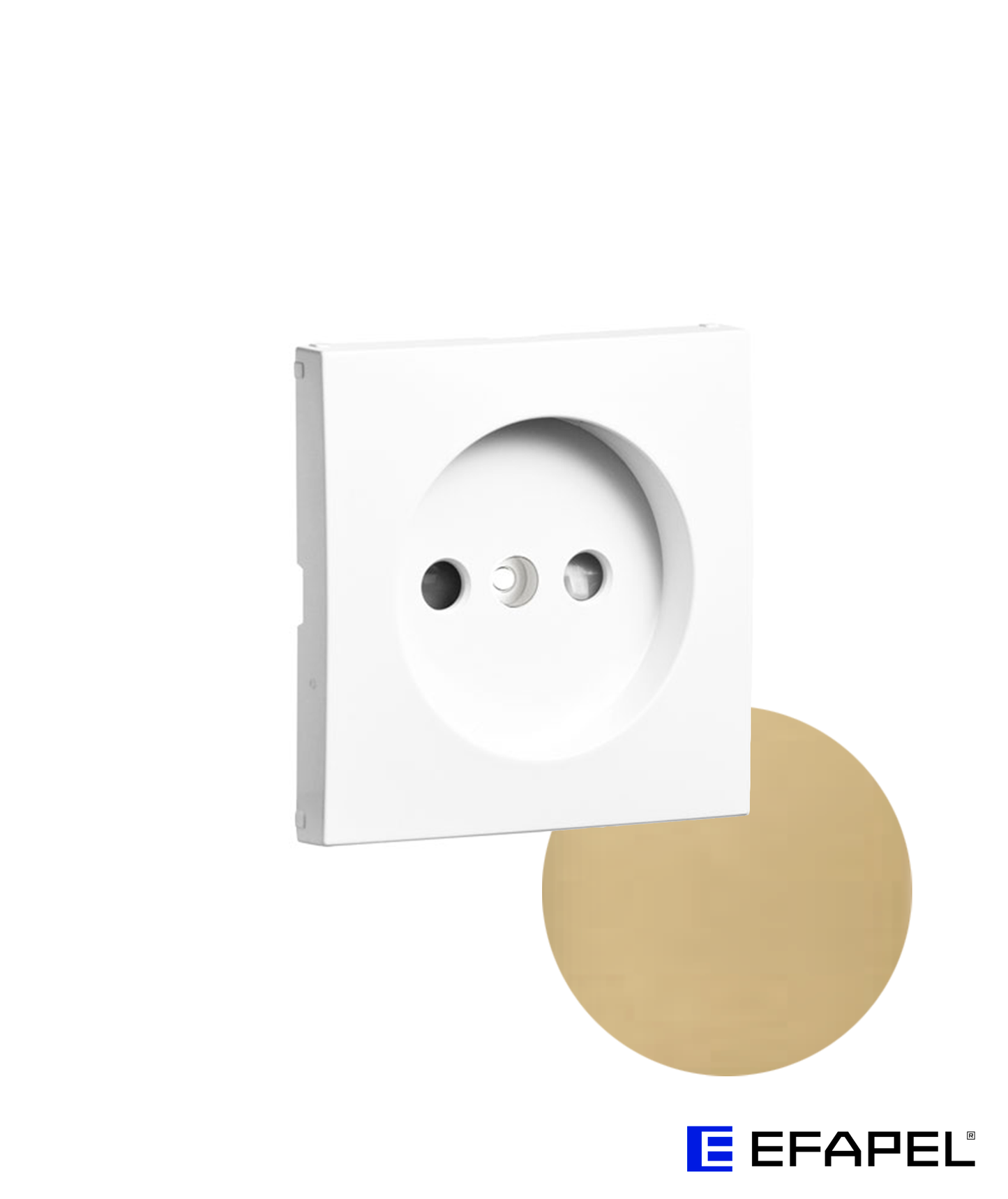 Centro para Tomada 2P com Obturador