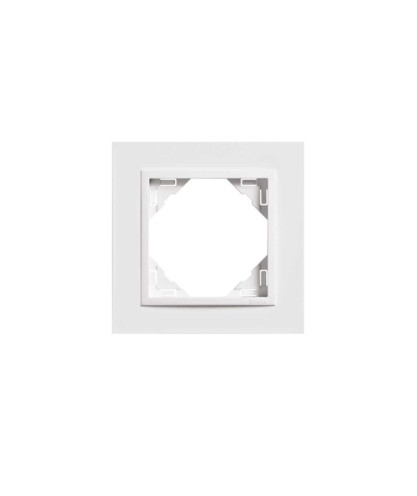 Espelho Simples Branco/Branco