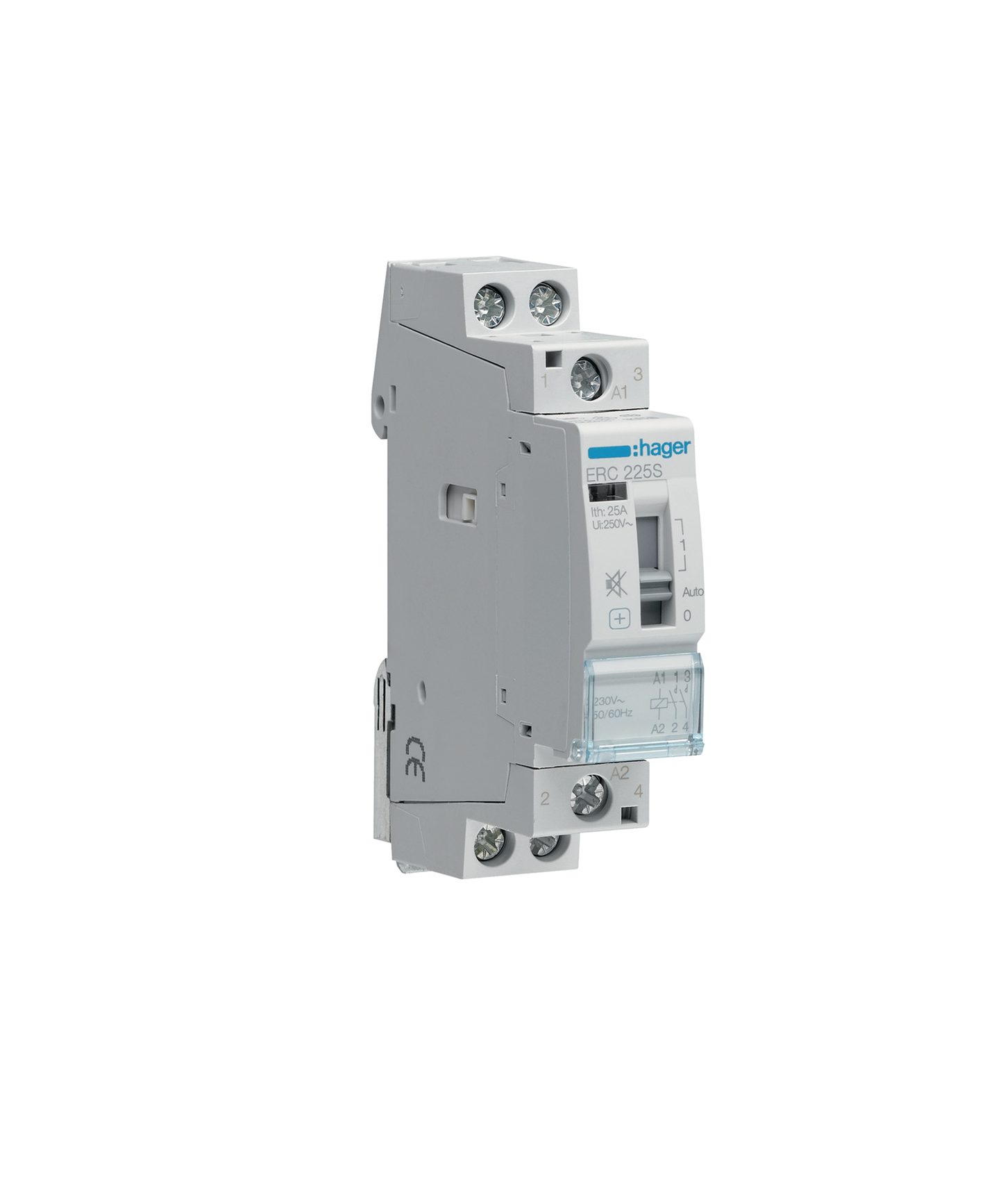 Contactor Silencioso com Comando Manual 25A 2NA 230V