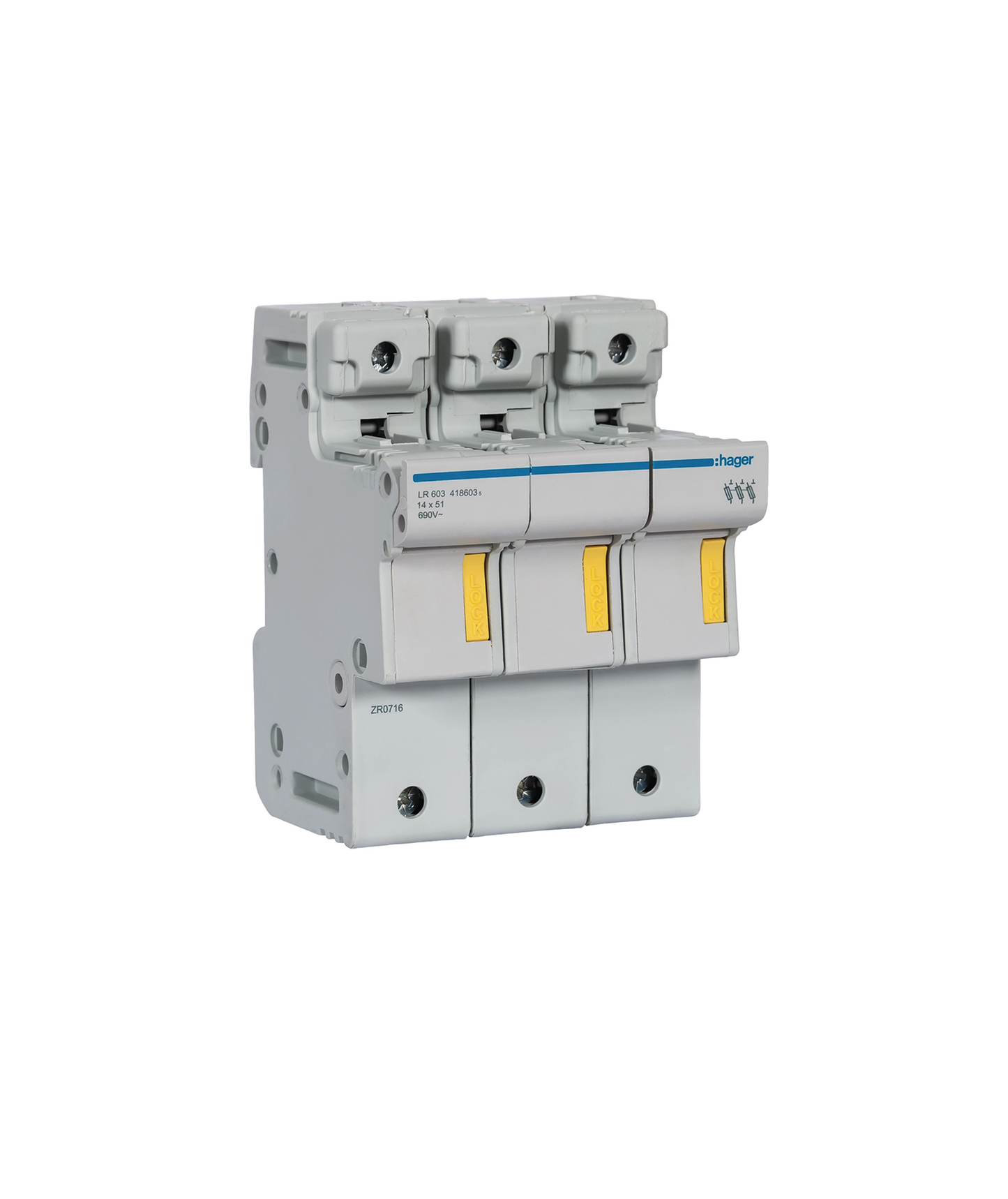 Corta-Circuitos Seccionador 50A 3P 4,5 Módulos