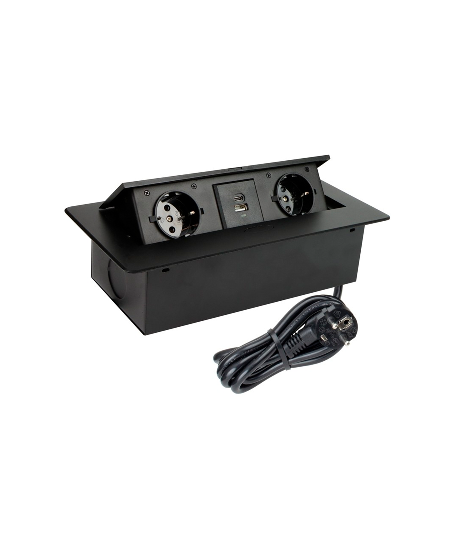 Kombi Box USB com Cabo 3m Preto