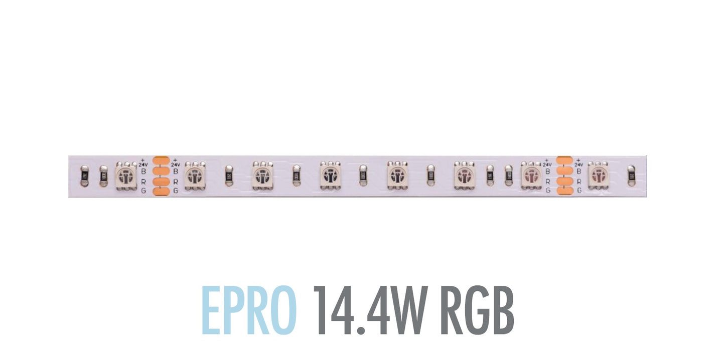 Fita Led EPro 14,4W 24VDC IP20 RGB (rolo 5m)