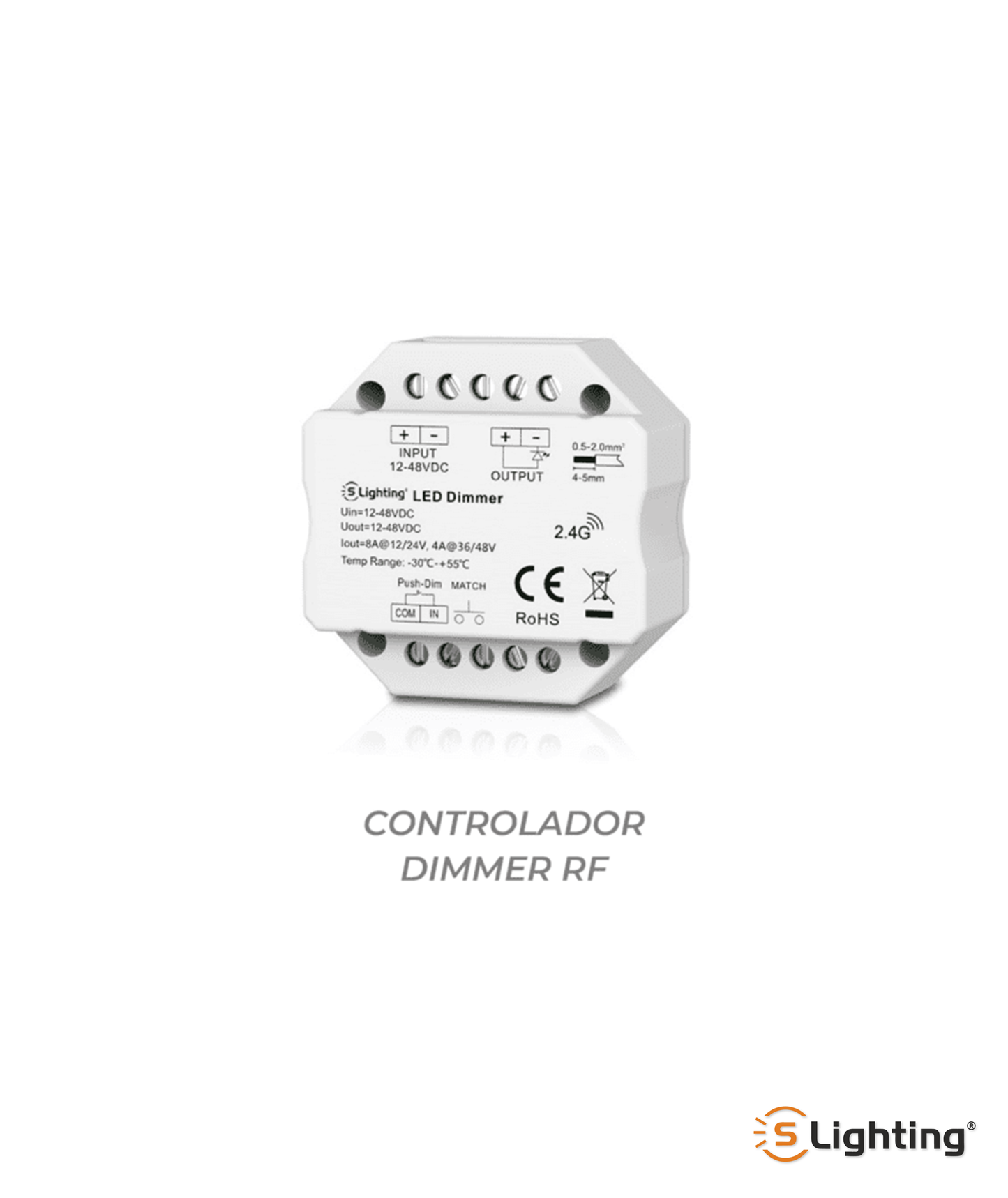 Controlador Dimmer RF 6902