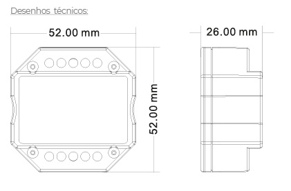 Controlador Dimmer RF 6902