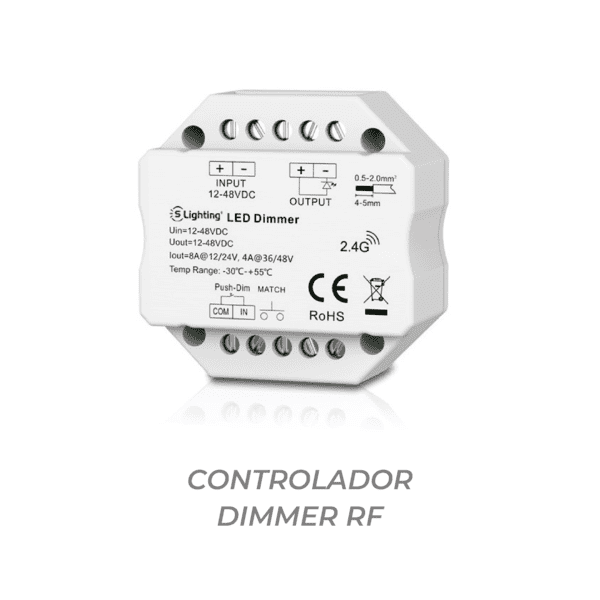 Controlador Dimmer RF 6902