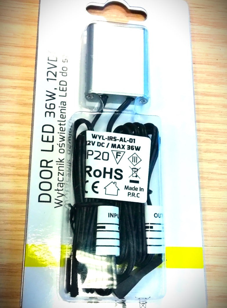Interruptor de Proximidade On/Off Touch para Iluminação LED em Guarda-Roupa