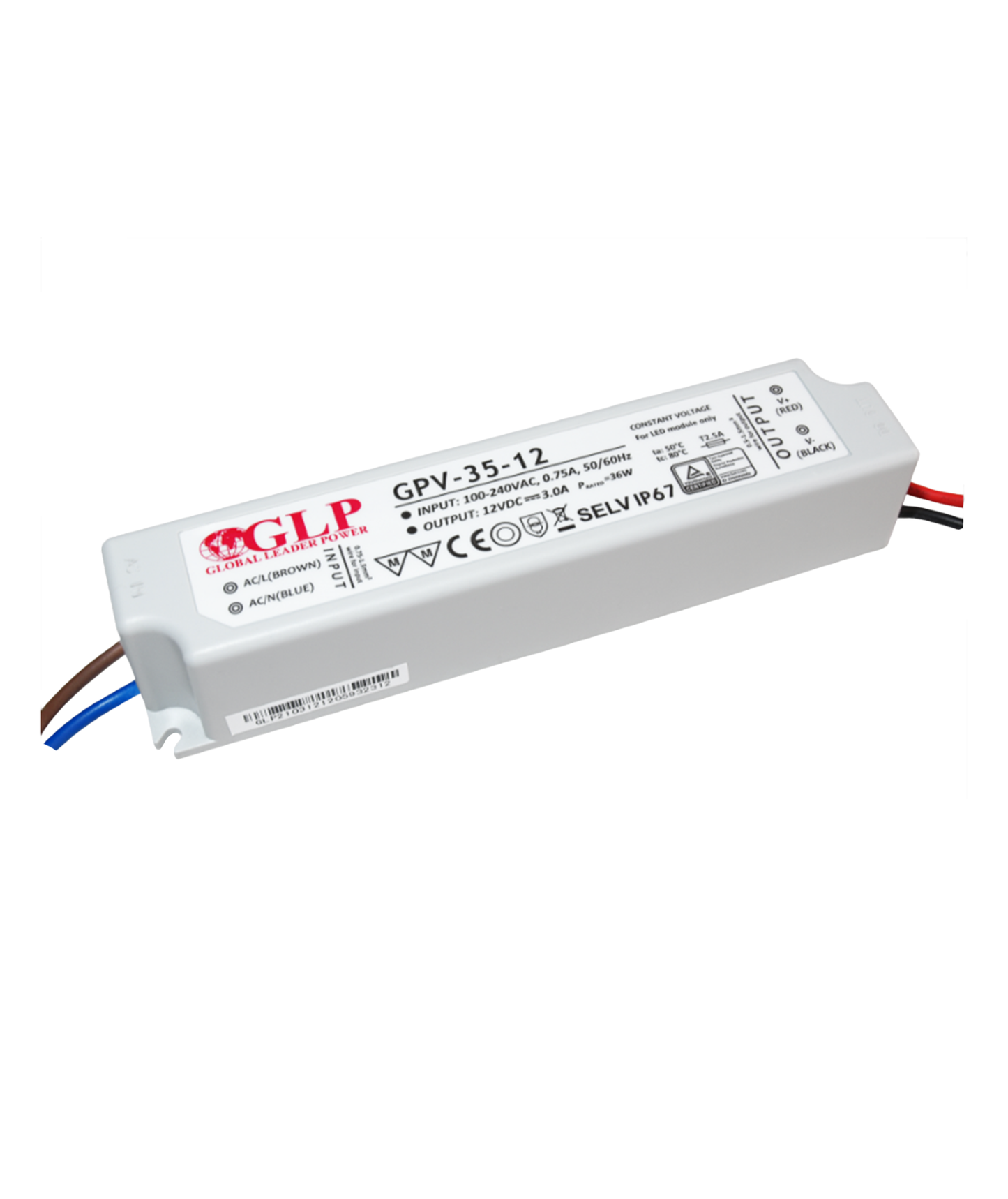Fonte de Alimentação GPV - 12V IP67