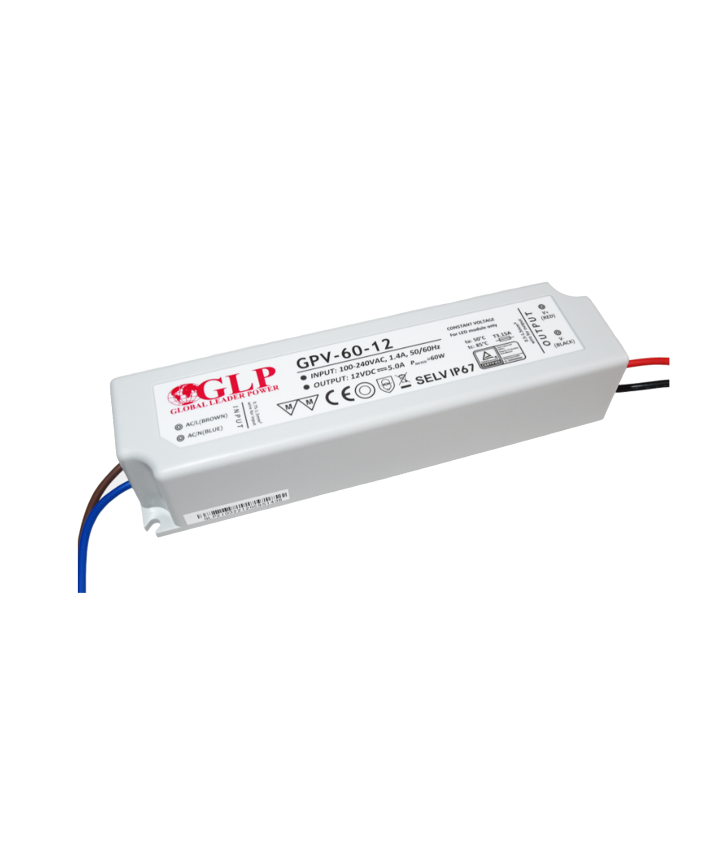 Fonte de Alimentação GPV - 12V IP67