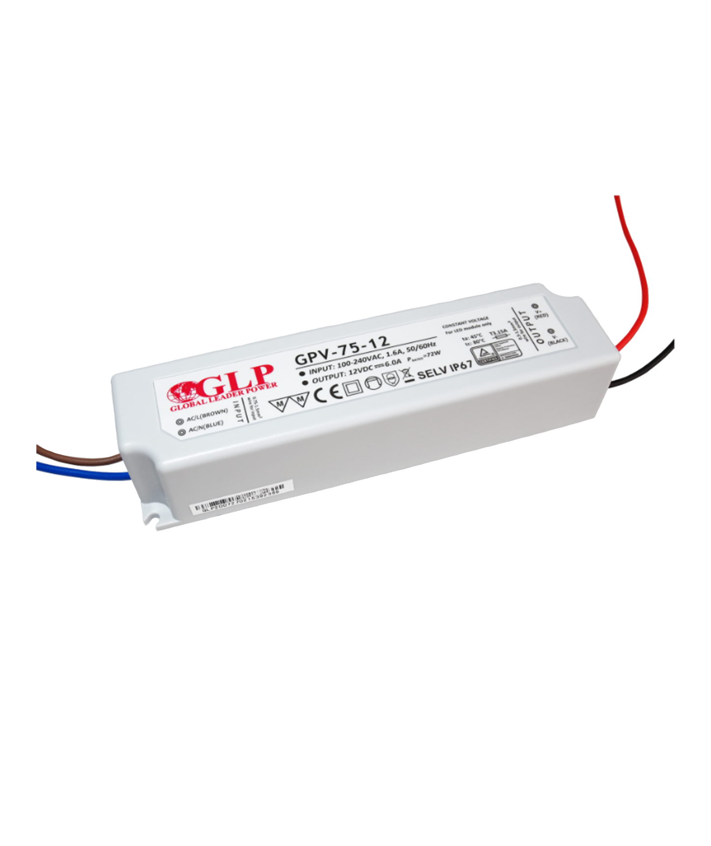 Fonte de Alimentação GPV - 12V IP67