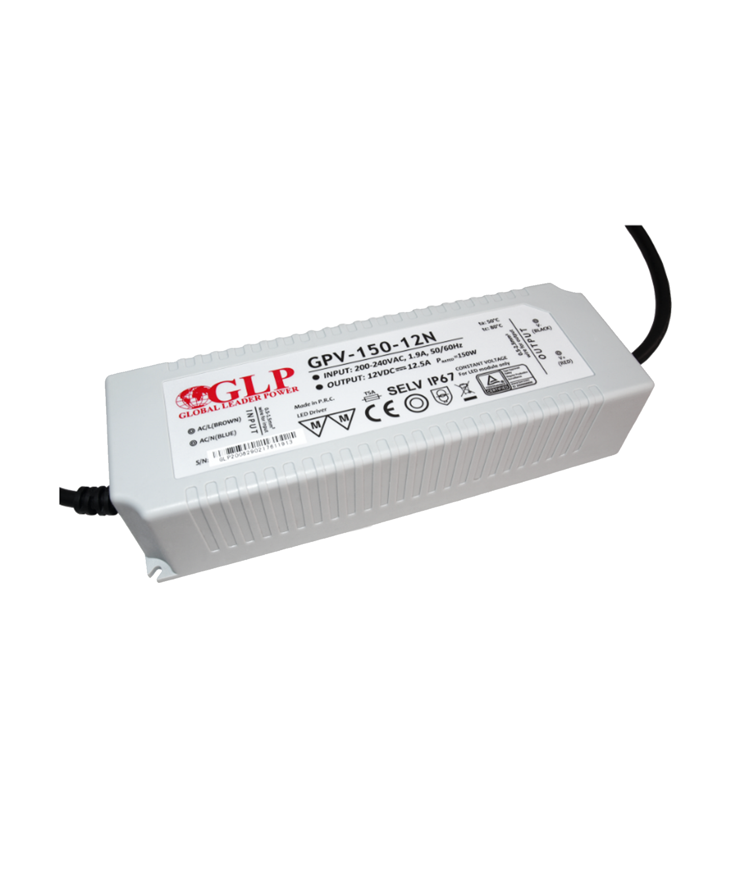 Fonte de Alimentação GPV - 12V IP67