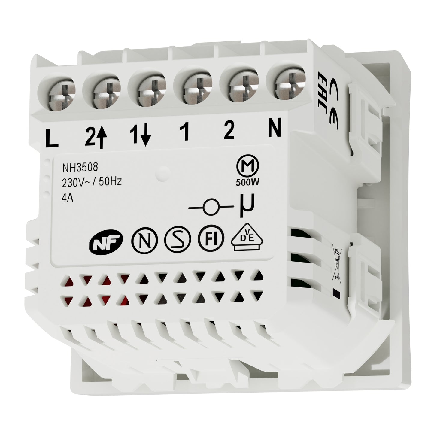 Interruptor de Estores Nova Unica Branco Wiser