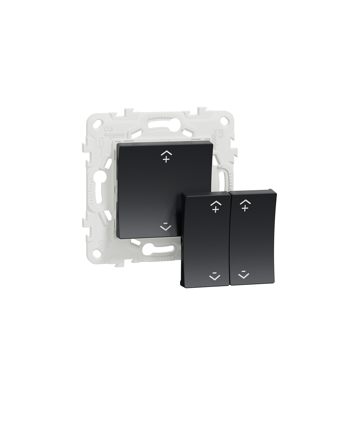 Interruptor Sem Fios Wiser Nova Unica Antracite