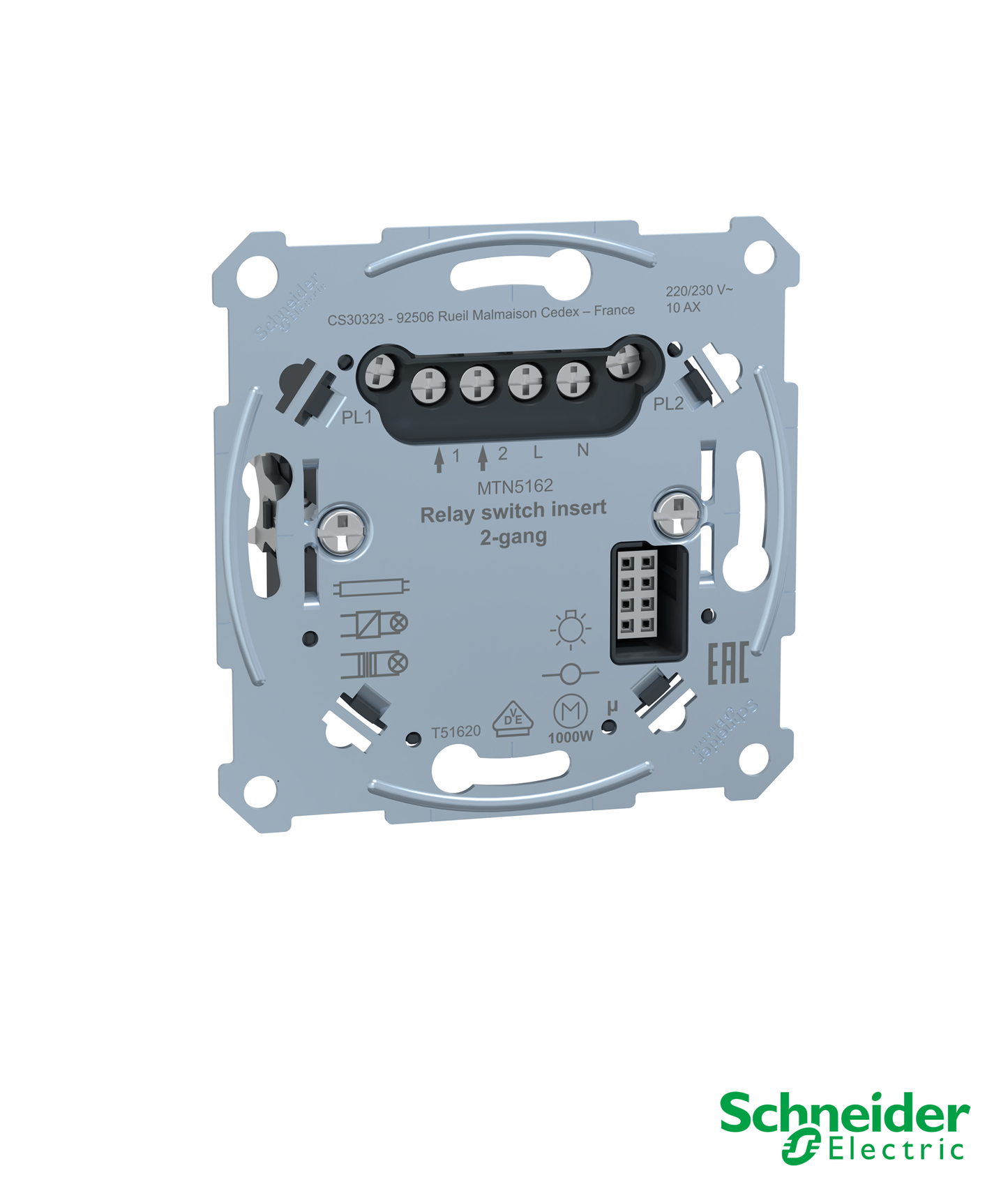 Interruptor Relé Duplo 230V Wiser
