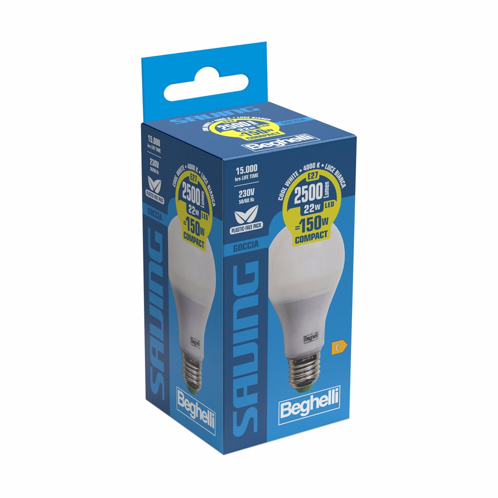 Goccia Saving LED Premium 56157 22W E27 4000K