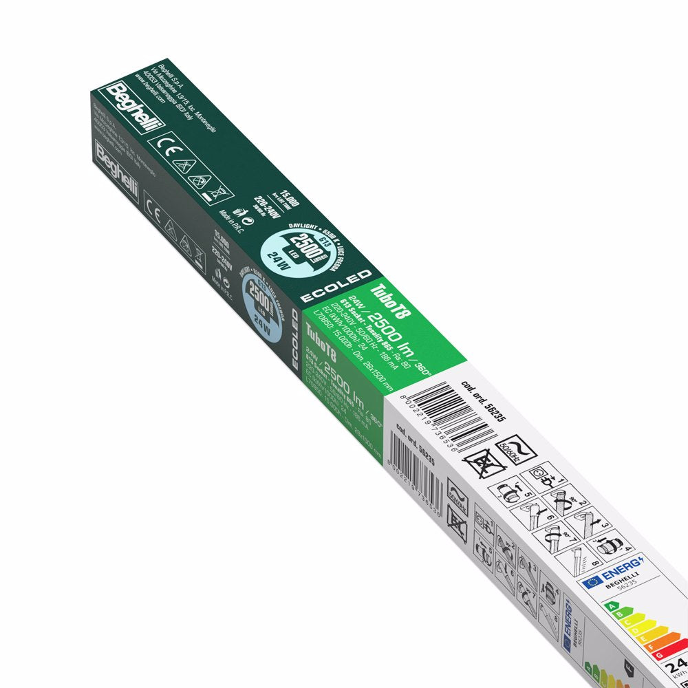 G13 Tubo T8 Eco LED Standard 56235 1500MM 24W 865