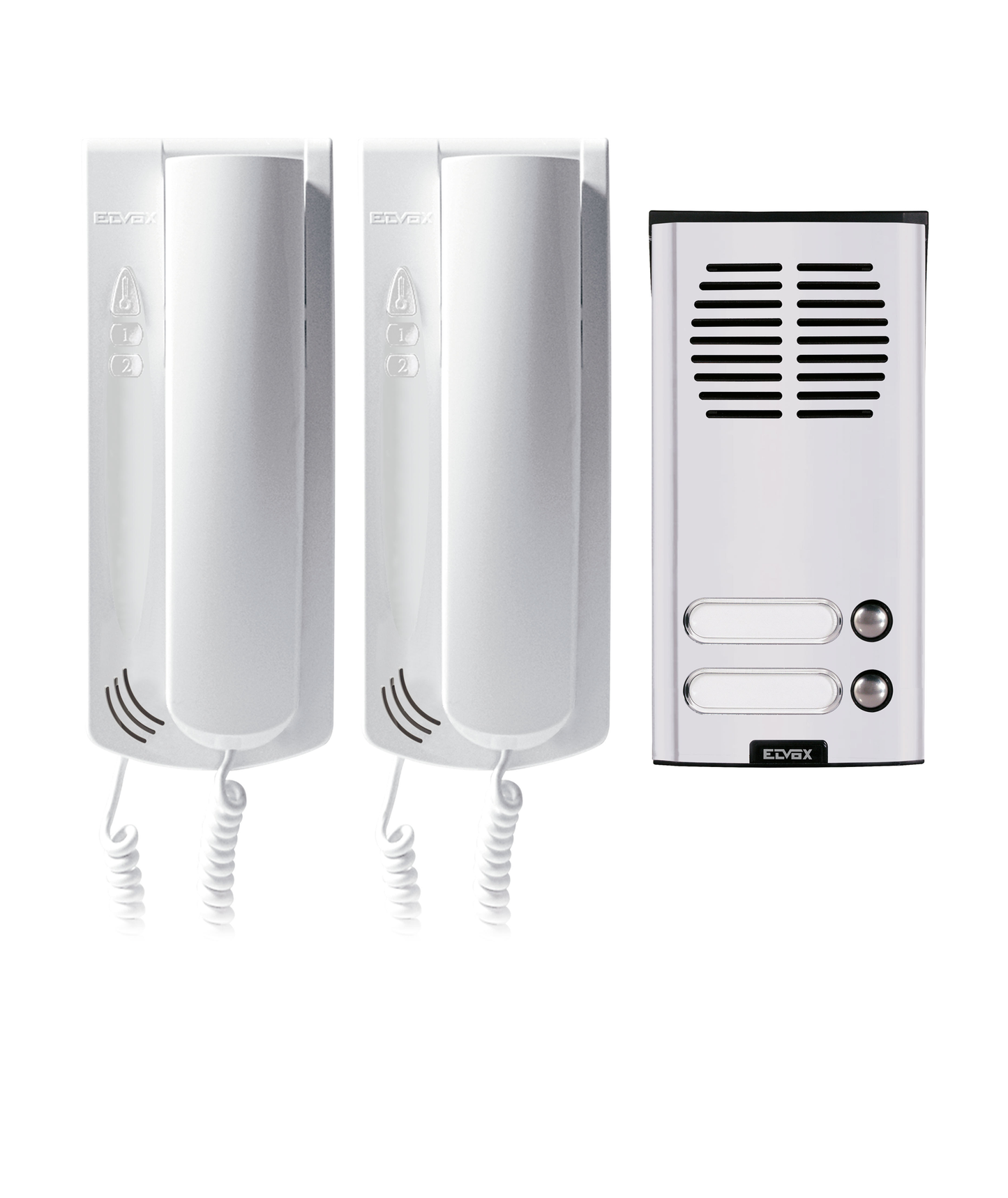 Kit Áudio Porteiro para 2 Habitações Elvox K62K002