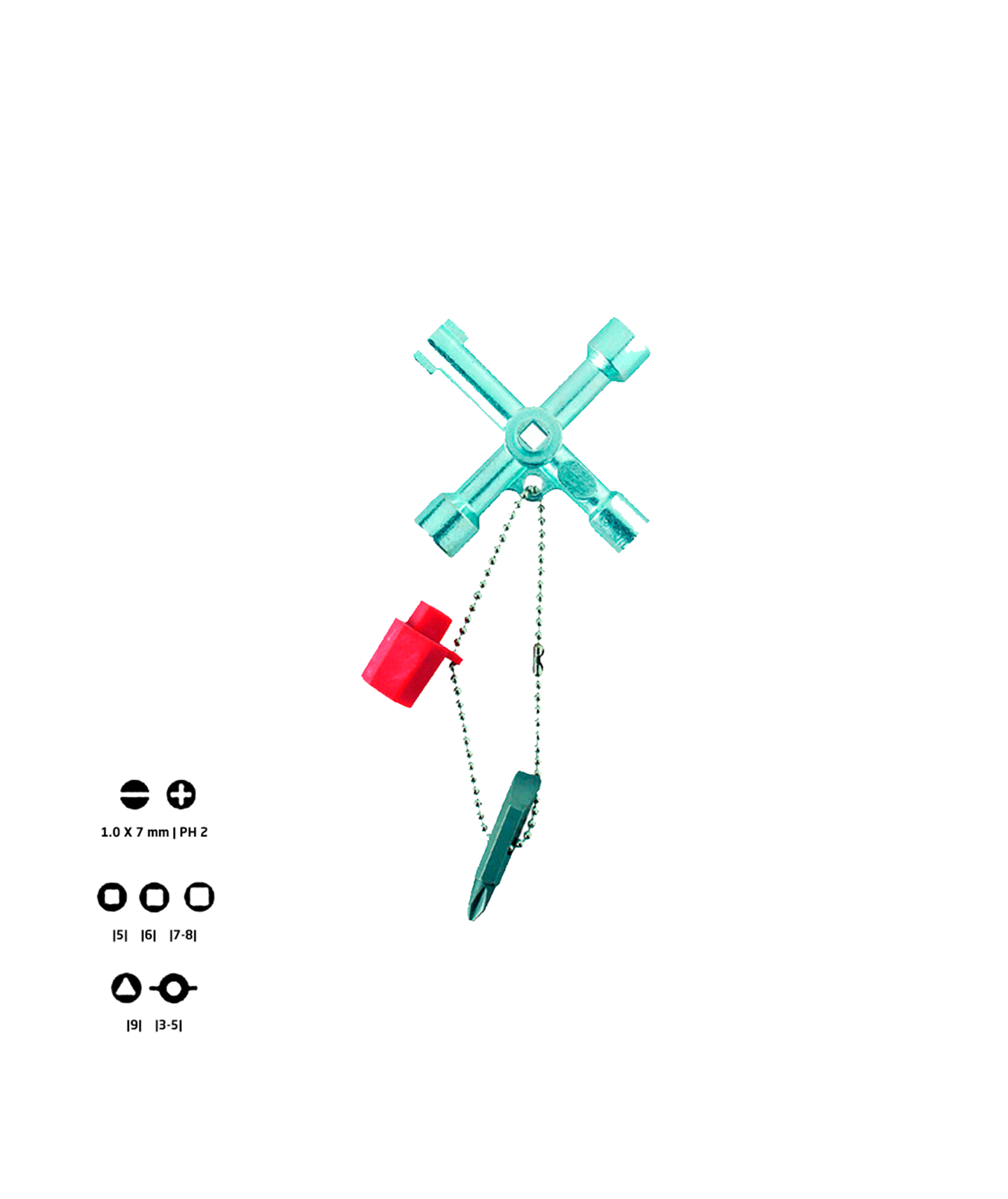 Chave para Quadros Universal Cross Key