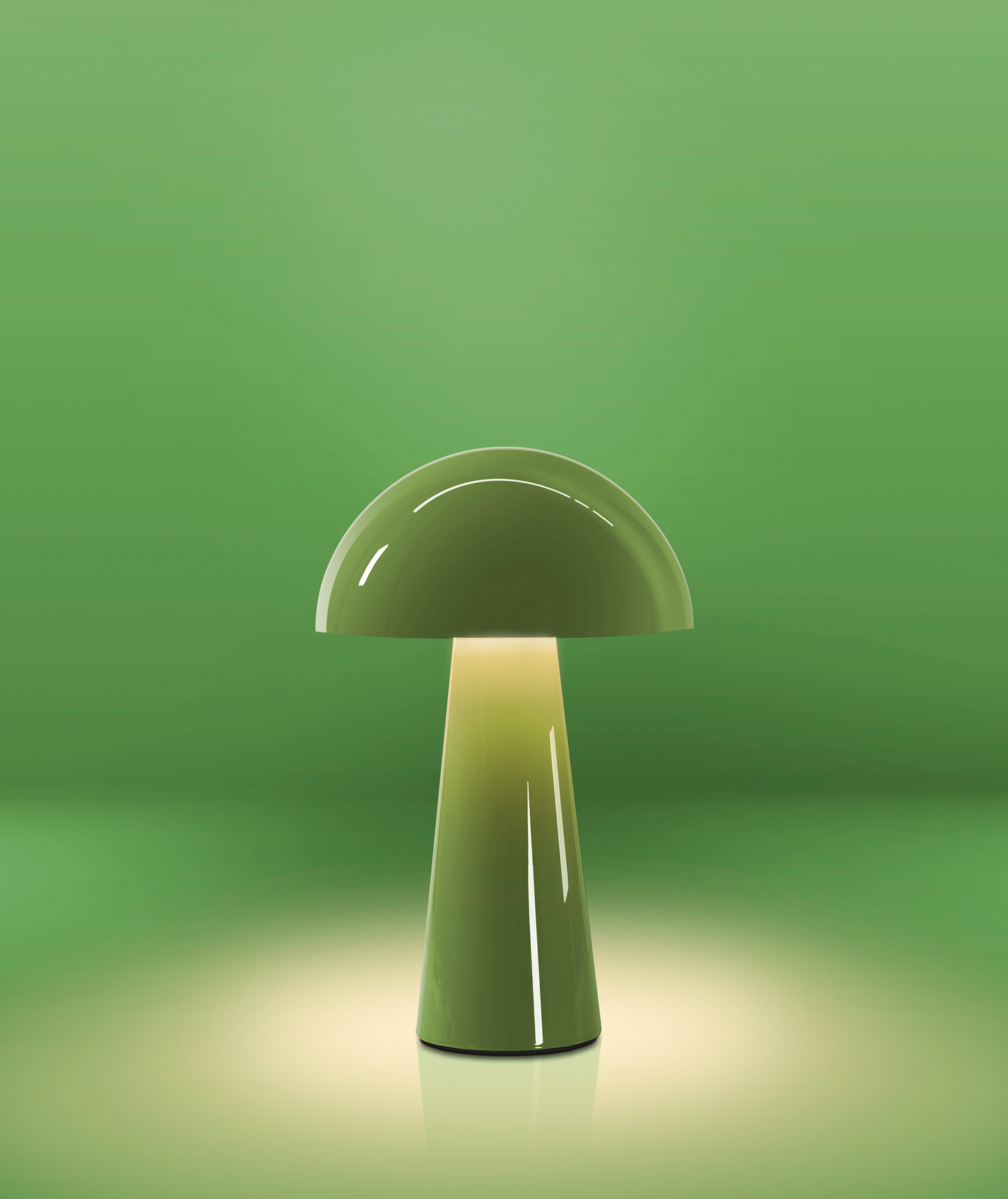 Cocò | Candeeiro de Mesa sem Fios LED 1,5W 100lm 2700K Verde (base de carregamento incluída)