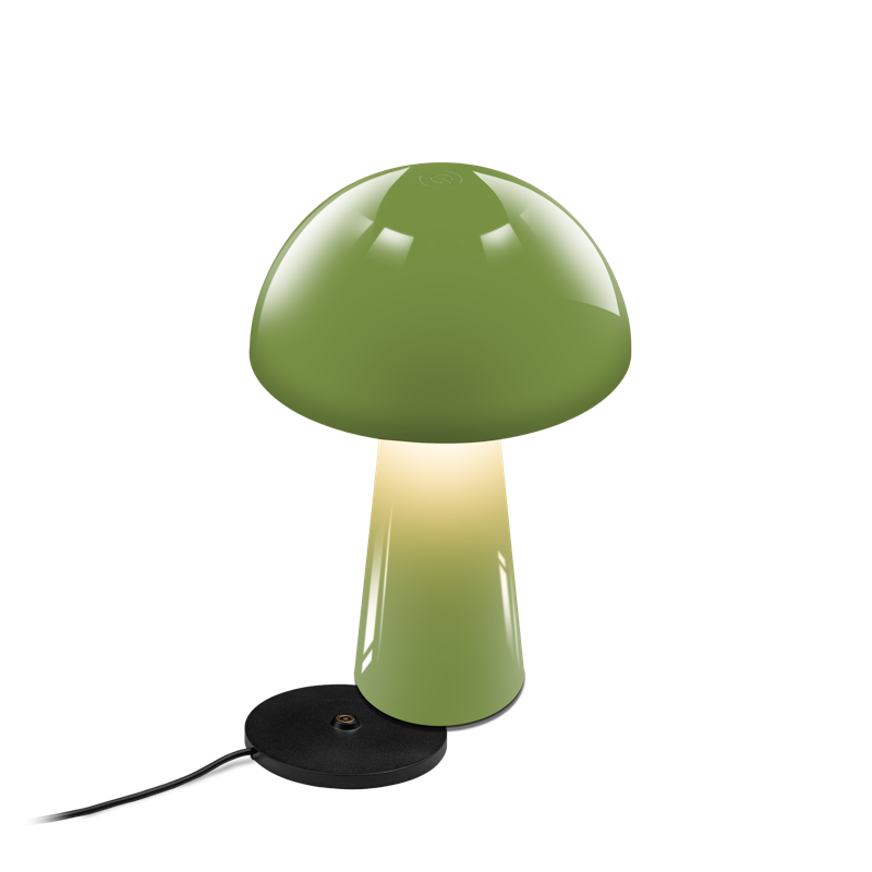Cocò | Candeeiro de Mesa sem Fios LED 1,5W 100lm 2700K Verde (base de carregamento incluída)